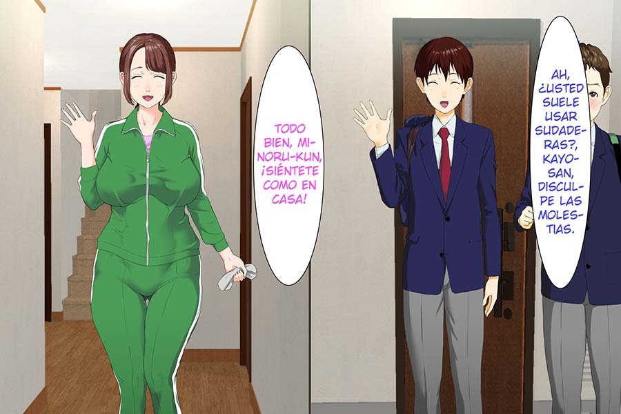 [Hy-dou (Hyji)] Kinjo Yuuwaku Daisandan <Tomodachi no Okaa-san Hen> Zenpen [Spanish]
