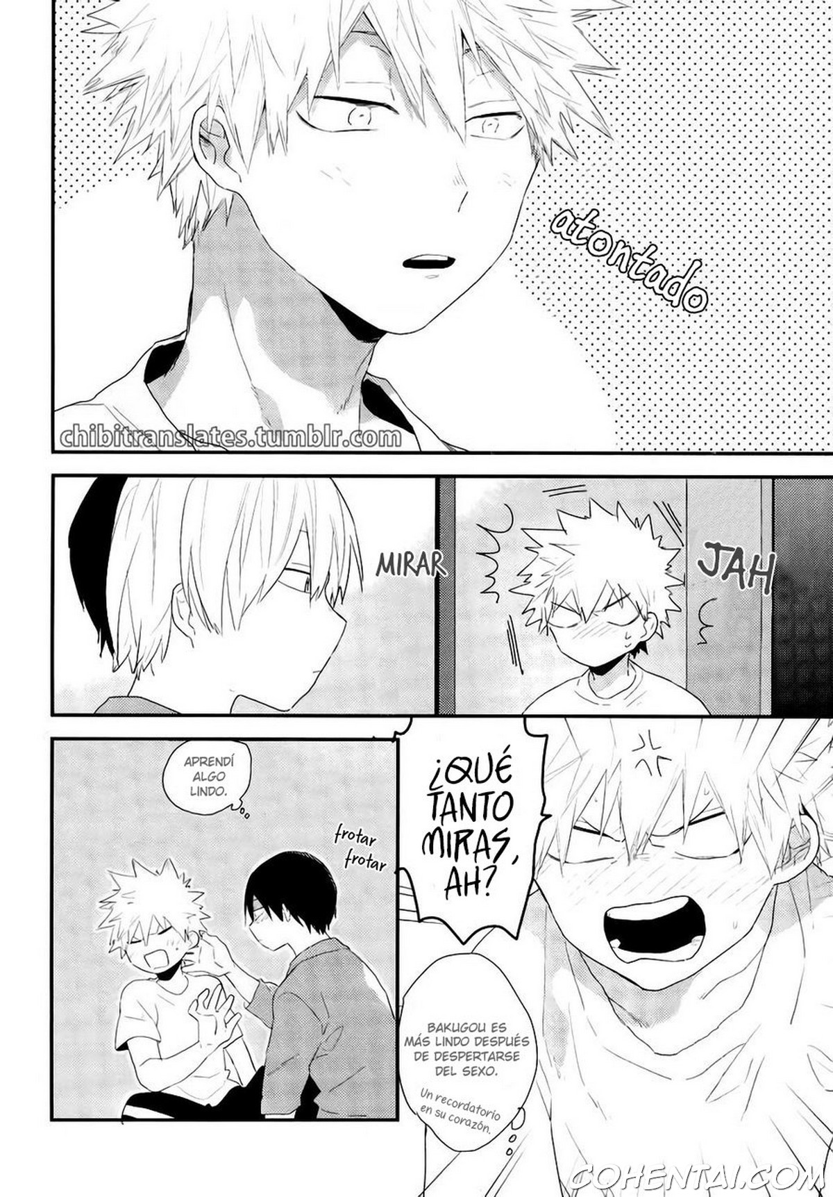 Nete iru Katsuki-kun ni Shouto-kun ga Konna Koto (Boku no Hero Academia) xxx comics manga porno doujin hentai español sexo 