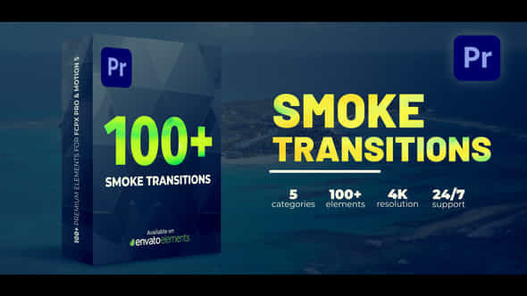 Smoke Transitions - VideoHive 38620166