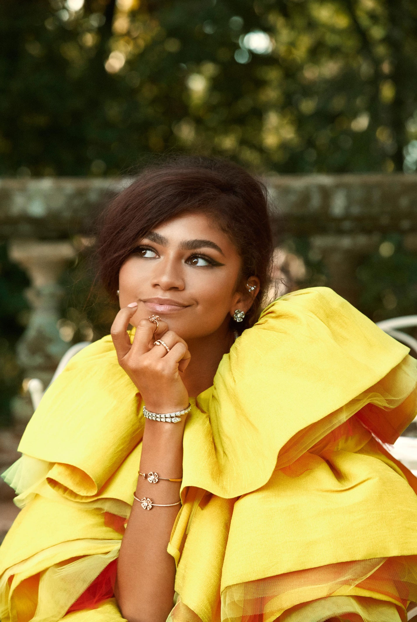 Zendaya / Bvlgari Forever Jewelry 2020 Collection Зендая в драгоценных украшениях Bvlgari / фото 04