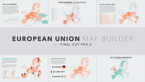 European Union Map - VideoHive 44580123