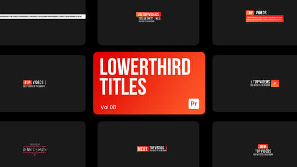 Lowerthird Titles 08 - VideoHive 44557817