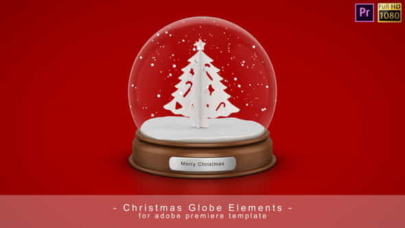 Christmas Globe - Premiere Pro - VideoHive 23038866