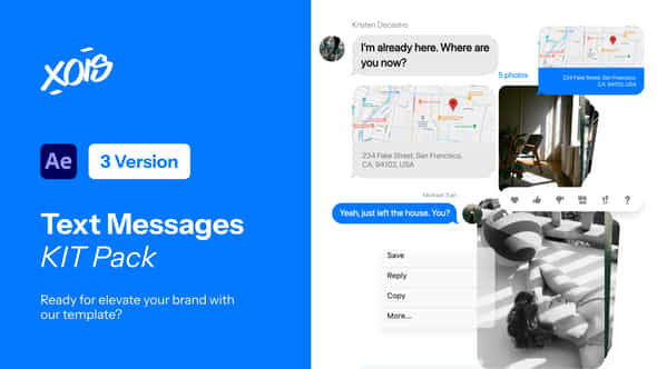 Text Messages Pack - VideoHive 52867930