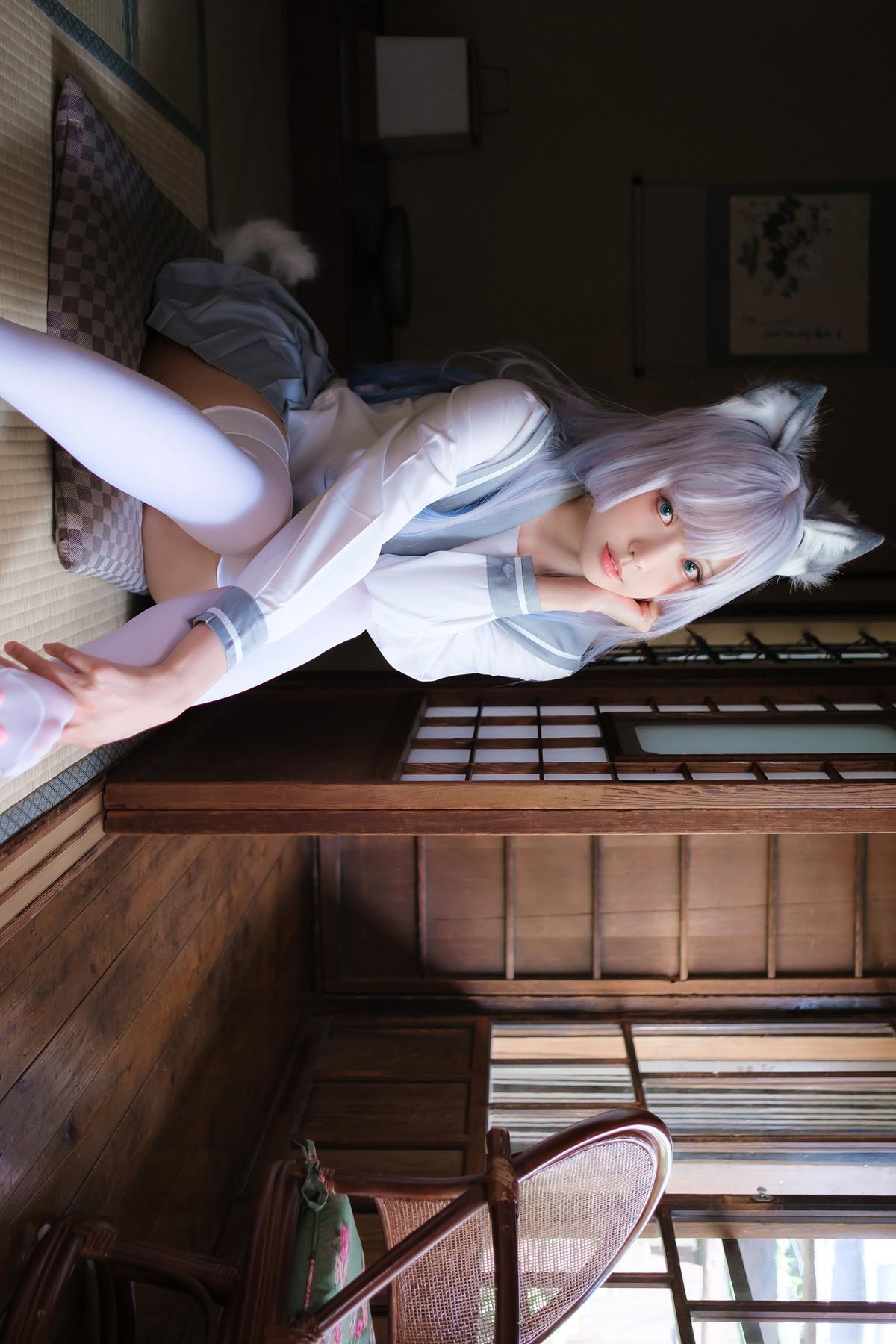 Cosplay ElyEE子 Veranda White Cat緣廊白貓(2)