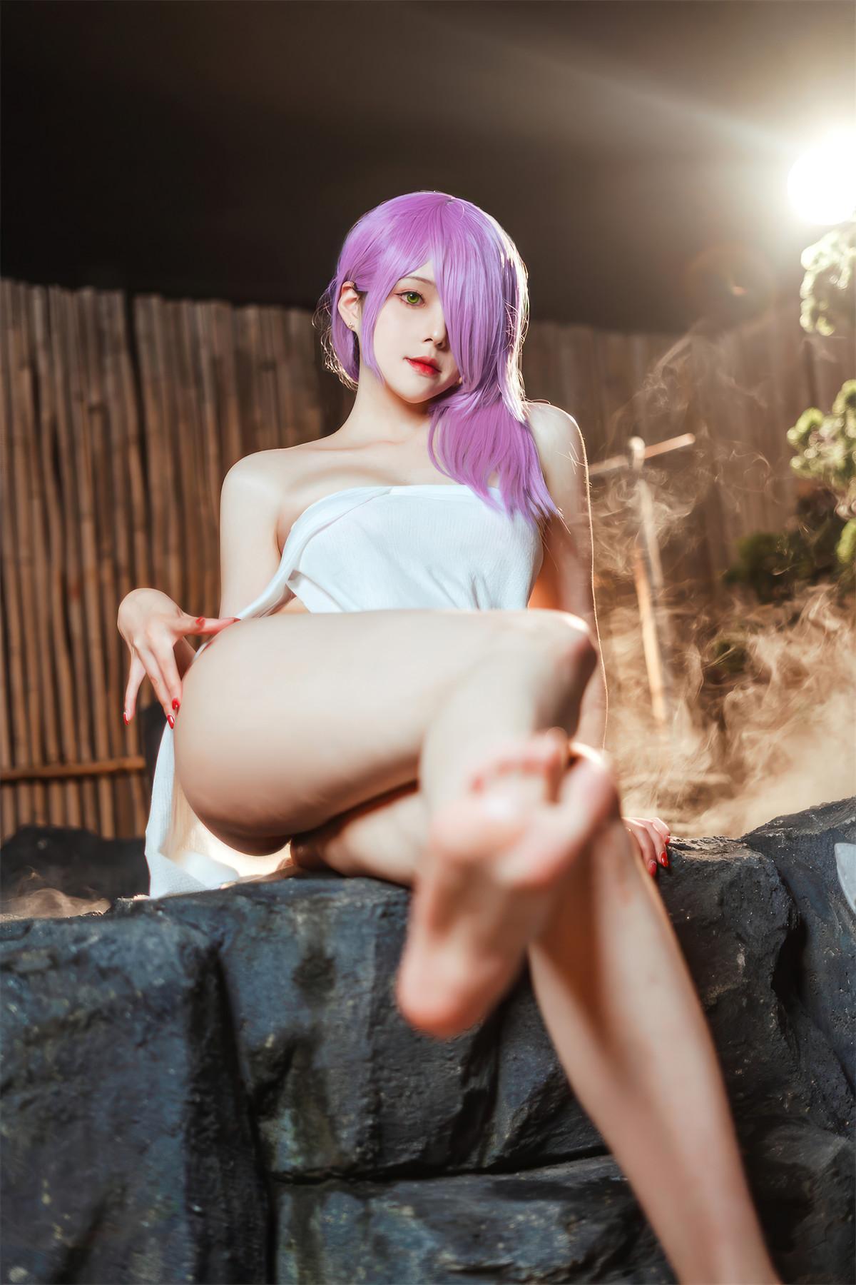 Cosplay Natsuko夏夏子 碧蓝航线 的里雅斯特温泉夜(48)