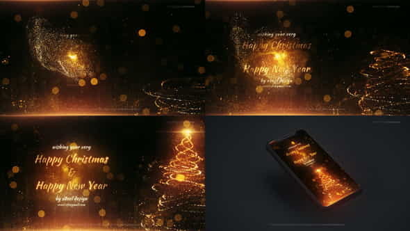 Happy Christmas and New Year - VideoHive 29679403