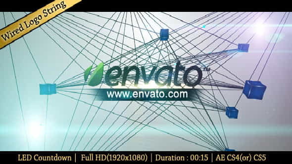 Wired Logo String - VideoHive 1088601