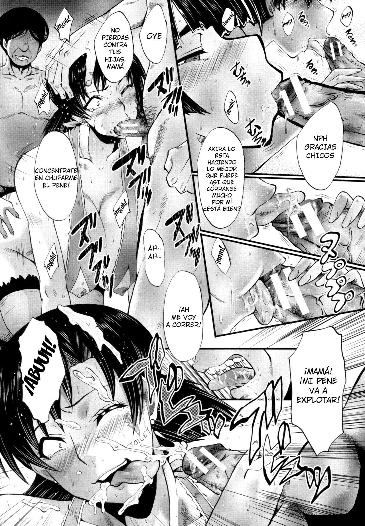 [SINK] Tanoshiki Wagaya Ch. 6 (Yaribeya no Oyako) (BUSTER COMIC 2016-05) [Spanish] [Digital]