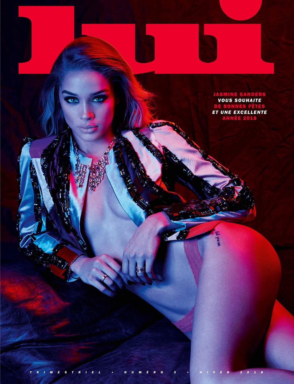 Jasmine Sanders by Michael Schwartz - Lui Magazine winter 2018 Jasmine Sanders by Michael Schwartz - Lui Magazine winter 2018
