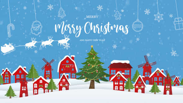 Merry Christmas Intro 2 - VideoHive 48861897