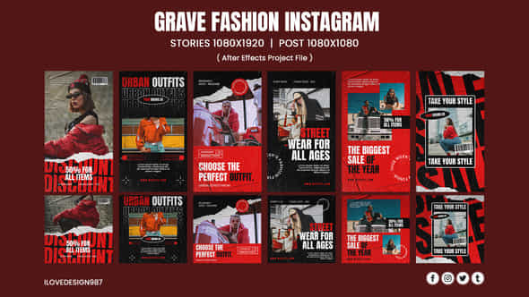 Grave Fashion Instagram - VideoHive 46022778