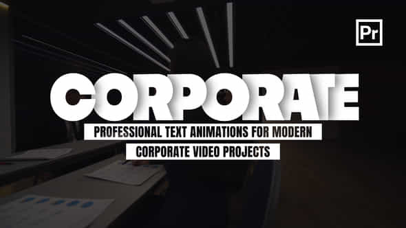 Corporate Titles For Premiere Pro - VideoHive 55944456