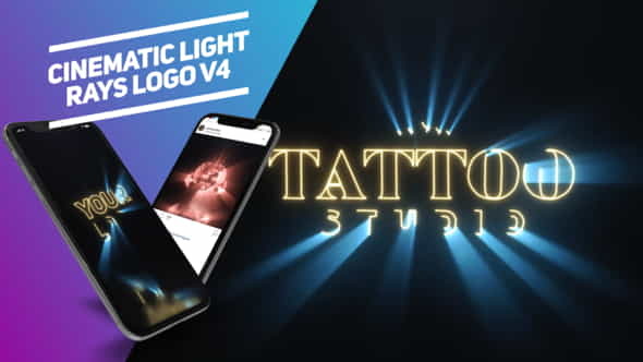 Cinematic Light Rays Logo v4 - VideoHive 25049658