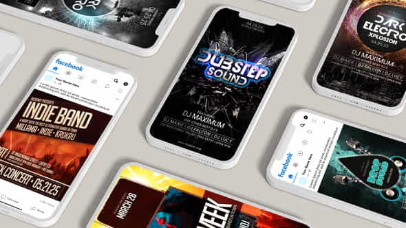 Music Event Banner Ad - VideoHive 32286140