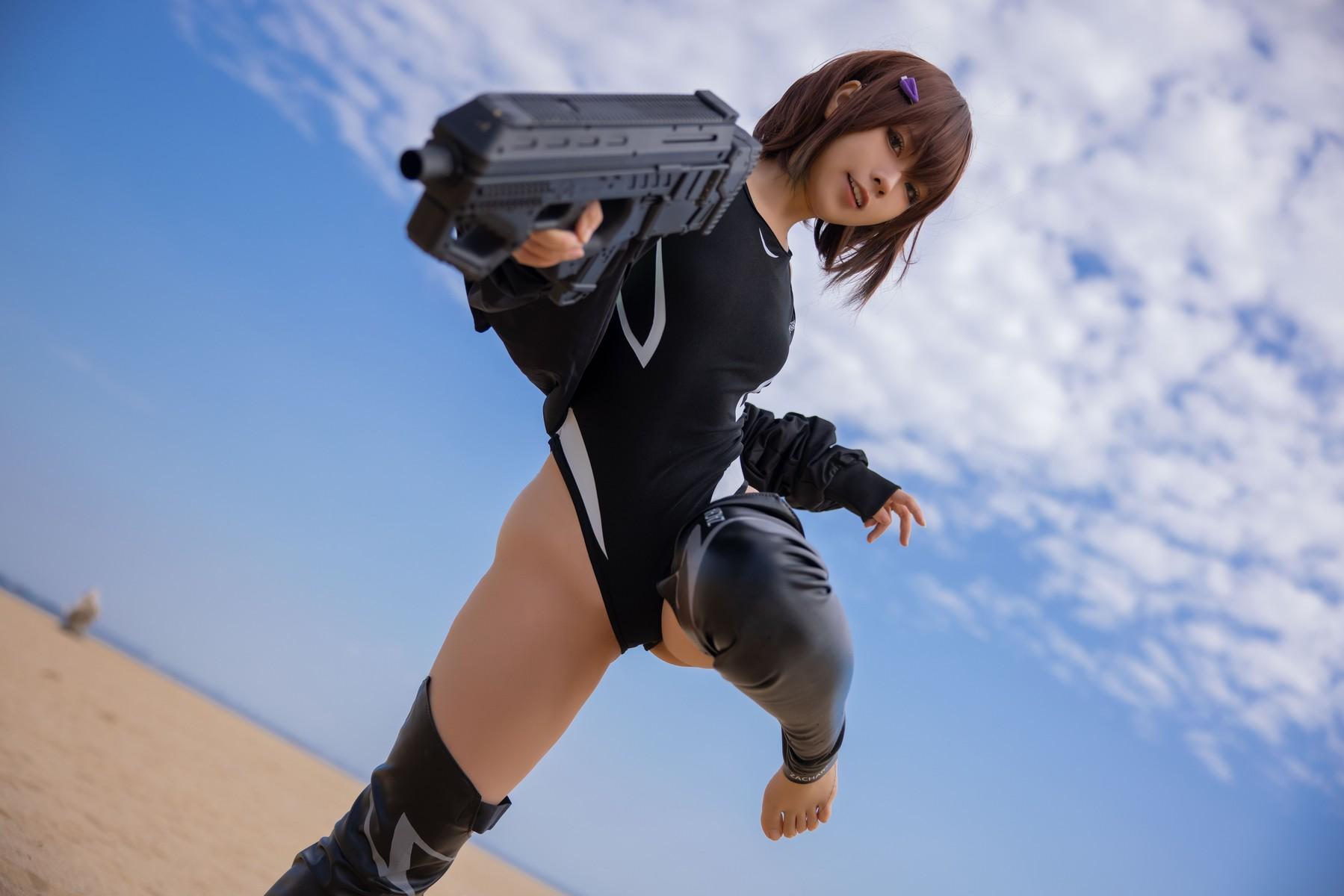 Cosplay G44不会受伤 水泳部的部長(56)