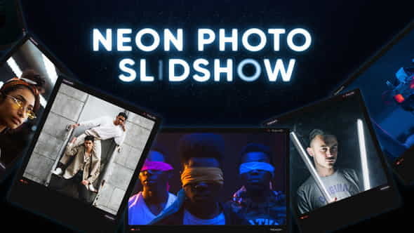 Neon Photo Slideshow - VideoHive 34155096