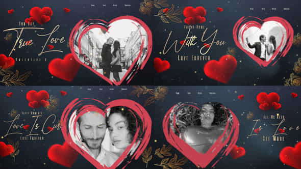 Happy Valentines Day Intro - VideoHive 50659651