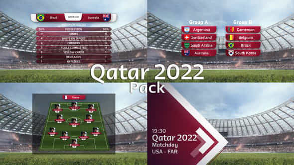 Soccer Broadcast Qatar Cup 2022 - VideoHive 40509830