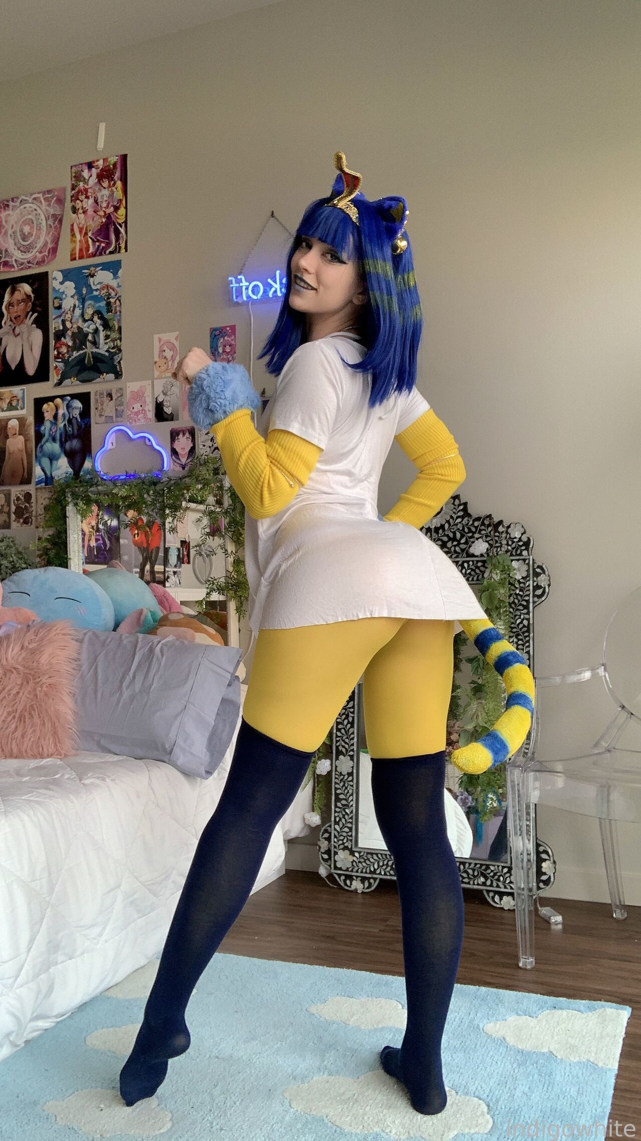 Indigo White - Ankha