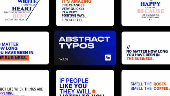 Abstract Typo 02 - VideoHive 43751454