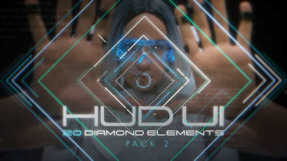 Hud Ui Diamond Elements Pack 2 - VideoHive 56629613