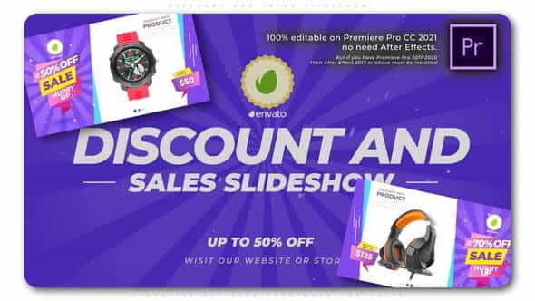 Discount and Sales Slideshow - VideoHive 34617739