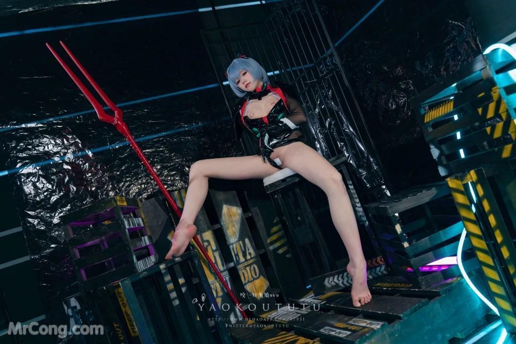 Coser@黏黏团子兔:『黑凌波』&小剧场 (50 photos )(39)