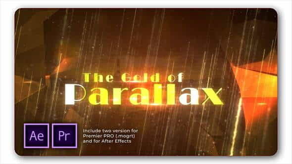 Gold Parallax Trailer Slideshow - VideoHive 27691118