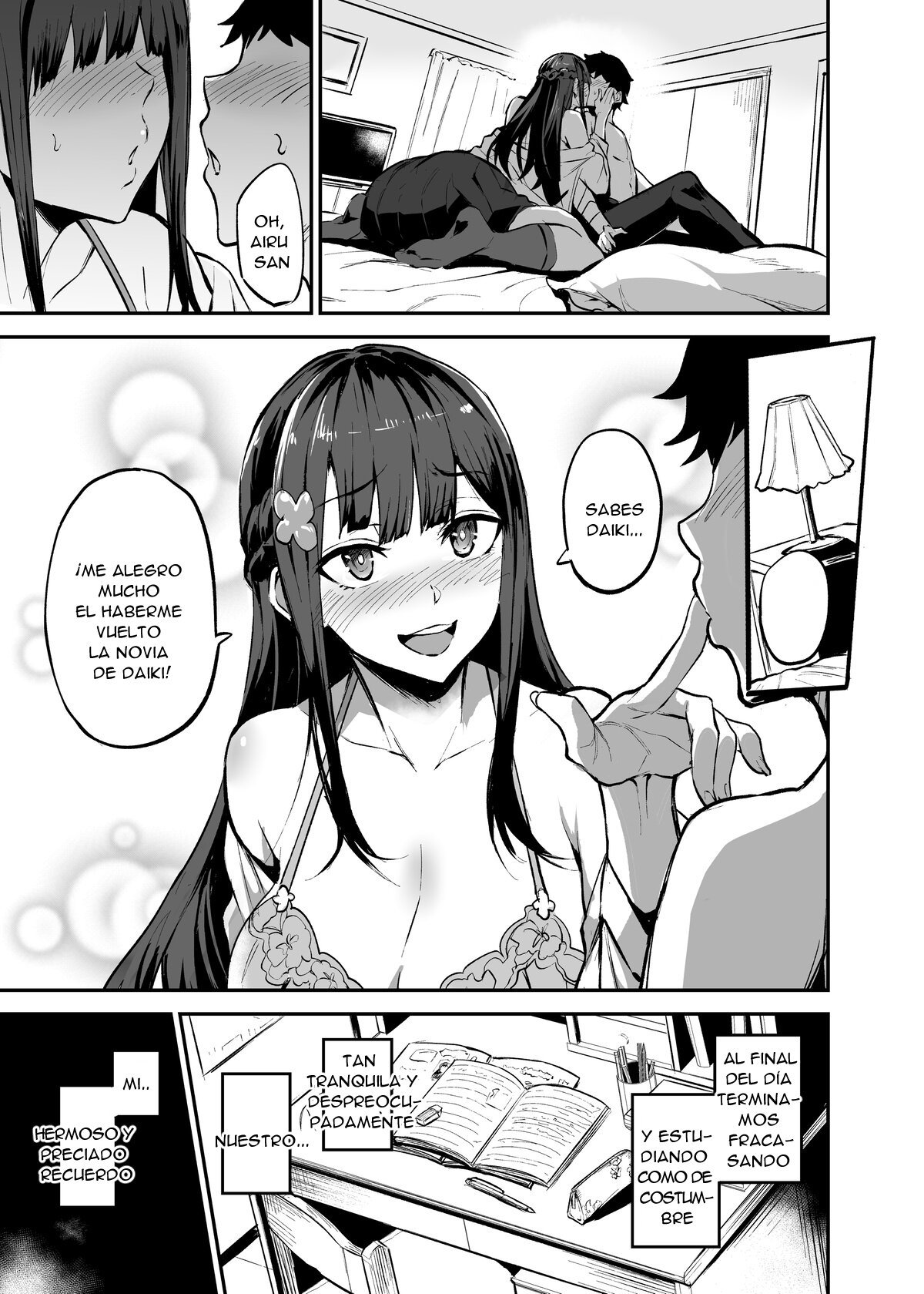 La infidelidad de una chica de pelo oscuro - Kurokami no Ko NTR Manga - 2