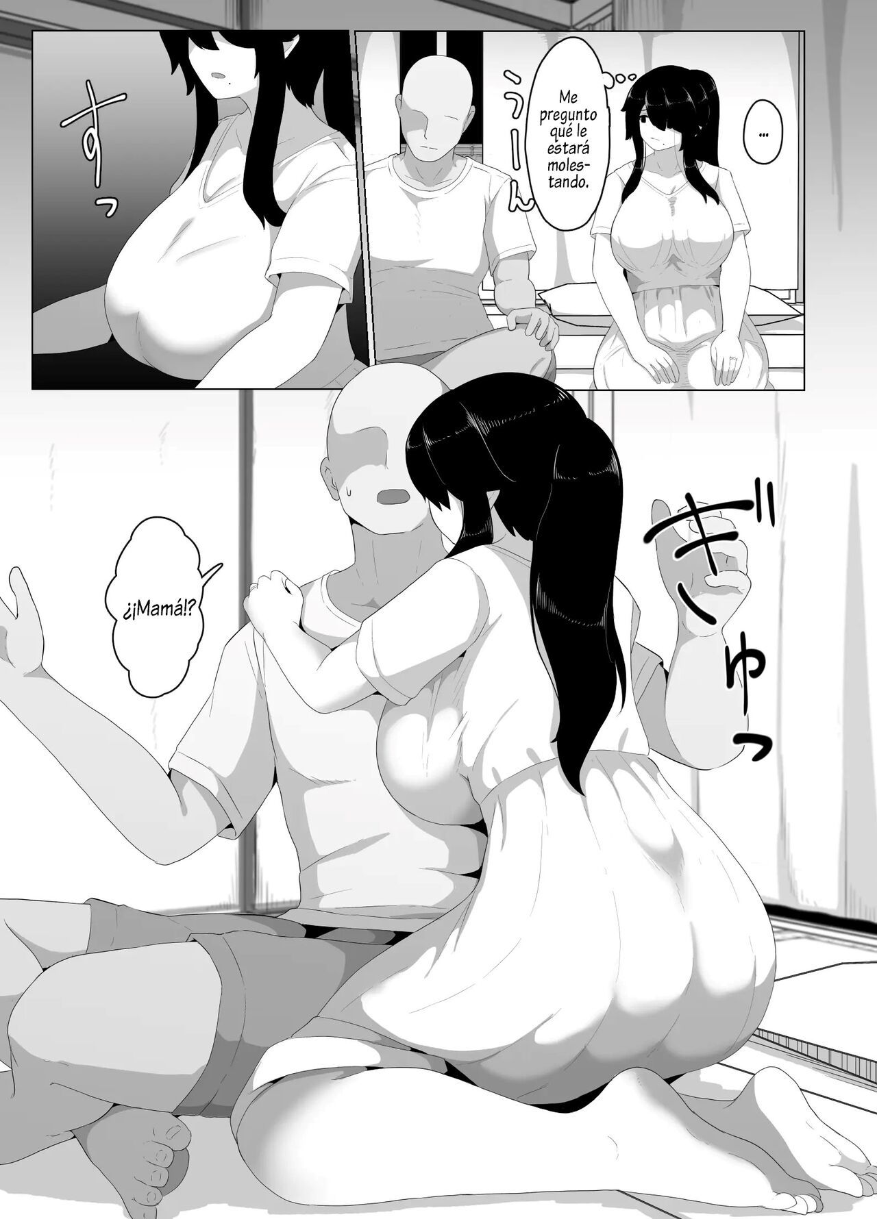 [hahayamoya (moya)] Oyasumi, Okaa-san I  Good Night, Mom I [Spanish]  [Al Chile no Sé Scan]