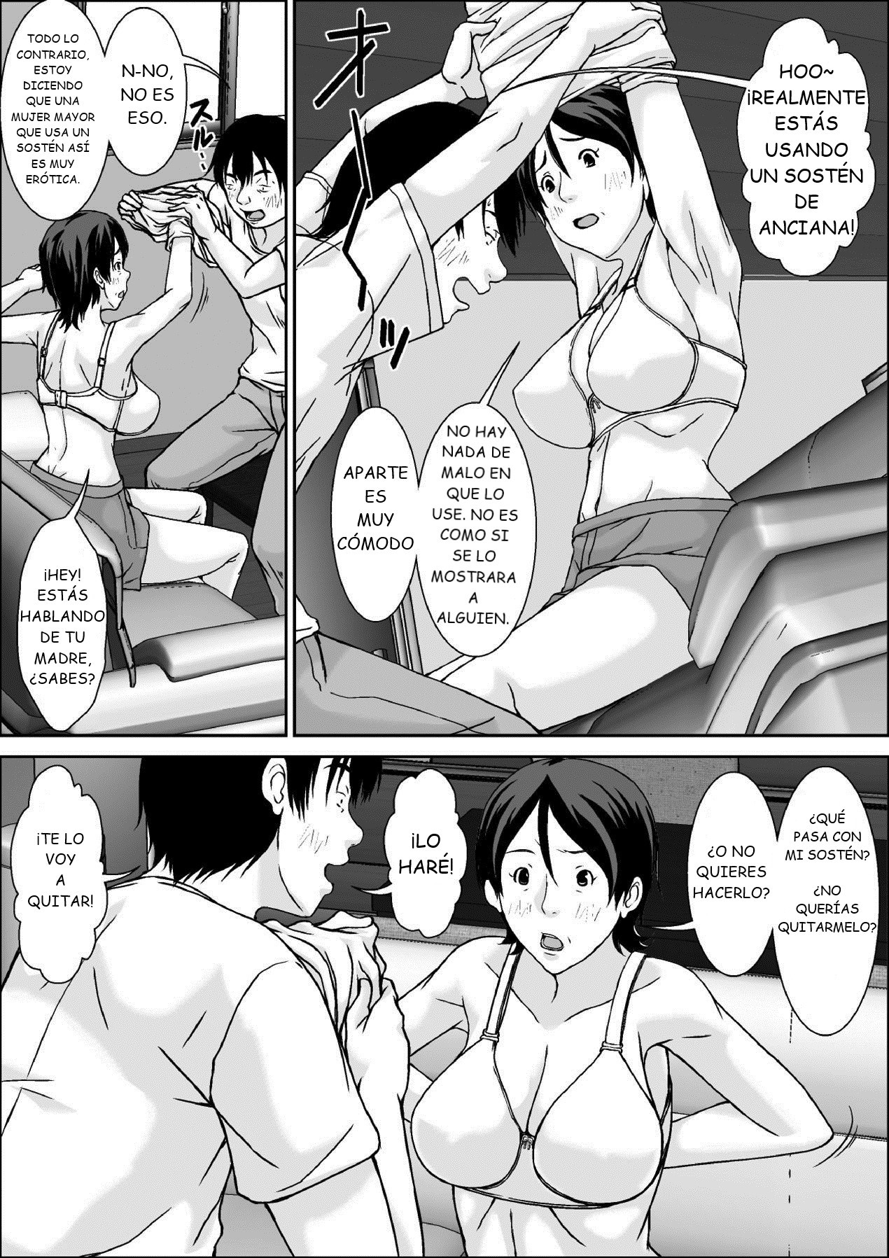 [Hoyoyodou] Kora! Anta Hahaoya o Kudoite Nani Shiyoutte Iu no!  ¡Oye! ¡¿Qué haces seduciendo a tu madre! [Spanish] [GB]