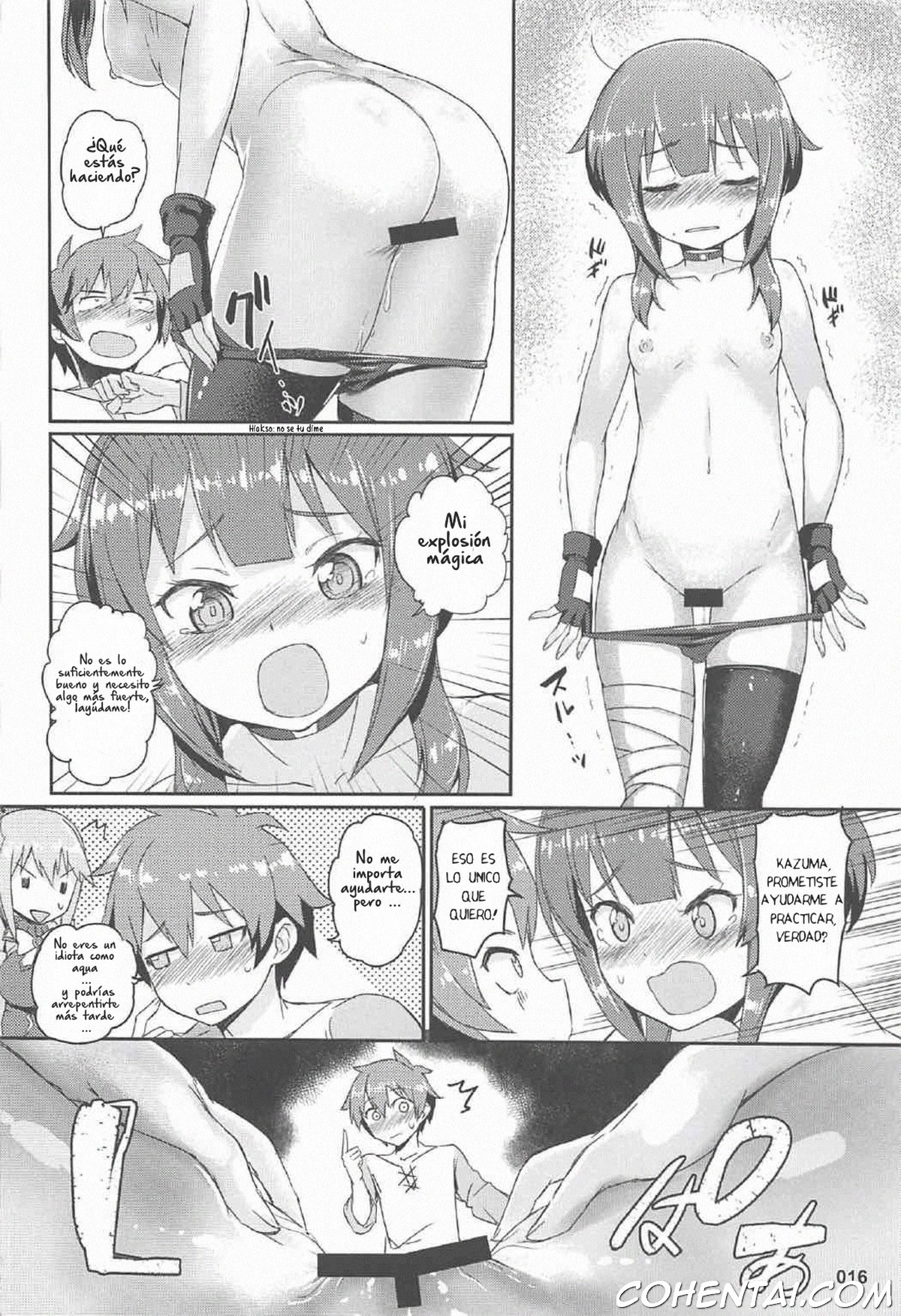 Kono Azen na Kazuma ni Shojo o! (Kono Subarashii Sekai ni Syukufuku o!) xxx comics manga porno doujin hentai español sexo 