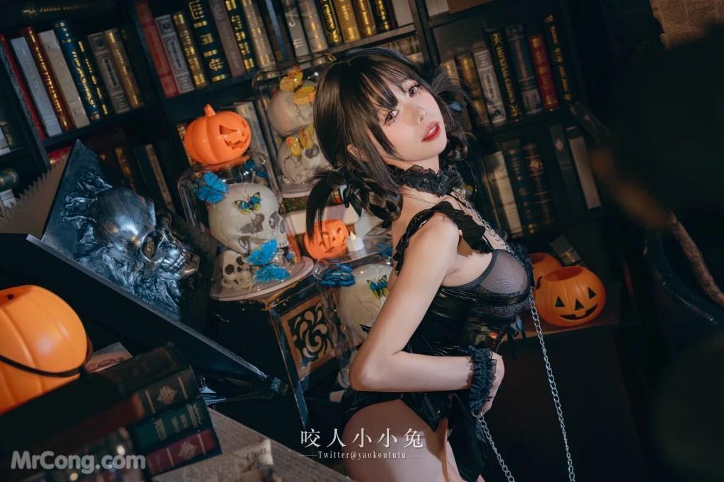 Coser@黏黏团子兔:『兔兔班车』万圣小恶魔 (41 photos )(6)