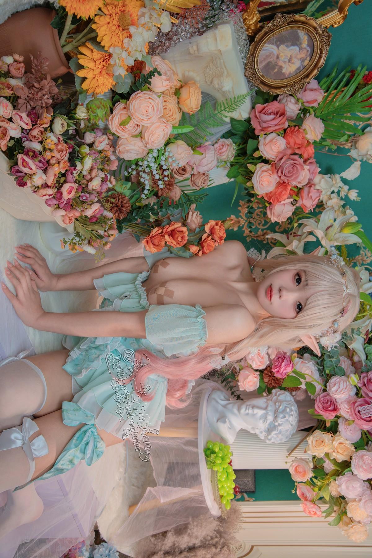 Cosplay 黏黏团子兔 豌豆公主的秘密花房(17)