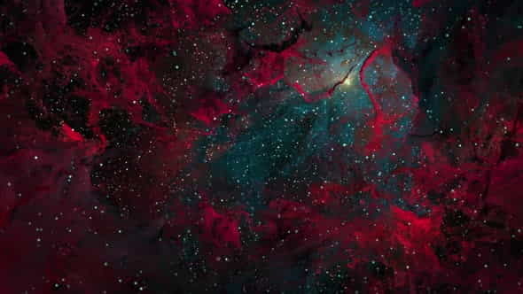 Red Clouds Nebula Loop 4K - VideoHive 33053657