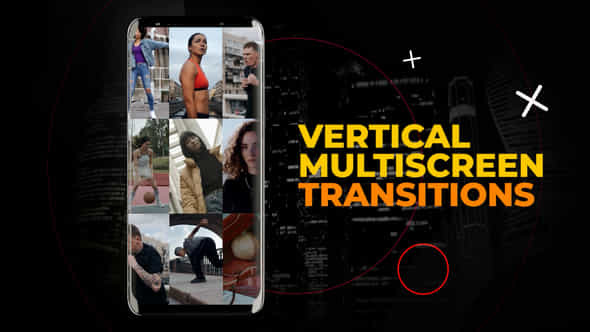 Vertical Multiscreen Transitions - VideoHive 50620384
