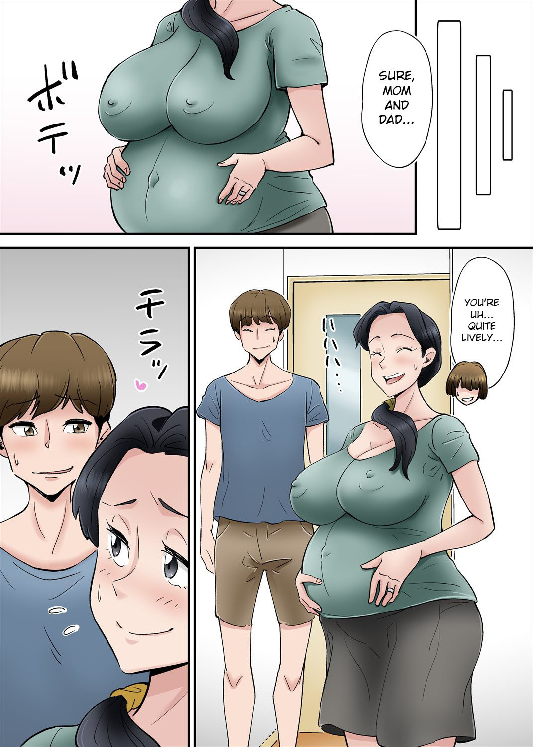 [Nobishiro] Hentai Kansoku ~Yome no Bakunyuu Kaa-chan o Netoritai~ [English] {Racc-Rami}