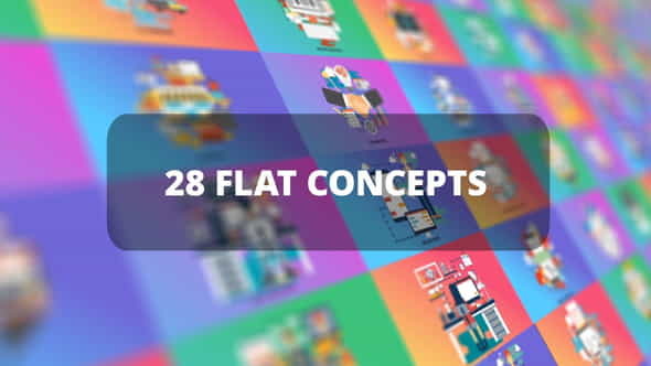 Bundle Business Flat Concepts - VideoHive 23312153