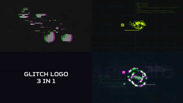 Glitch Logo 3 in 1 - VideoHive 21170904