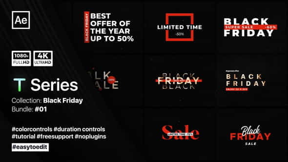 Black Friday Titles - VideoHive 34551606