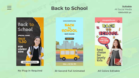 Back To School - VideoHive 53748786