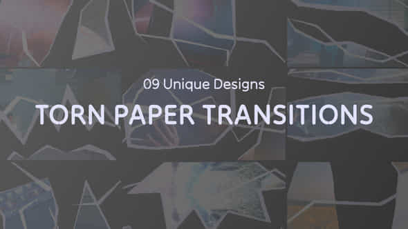 Torn Paper Cut Transitions - VideoHive 54285806