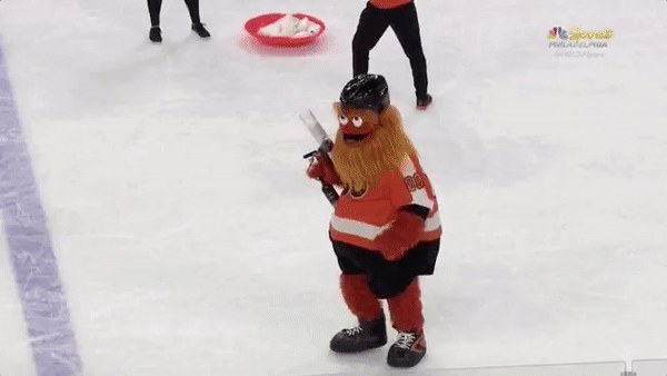 Image result for gritty mascot gif