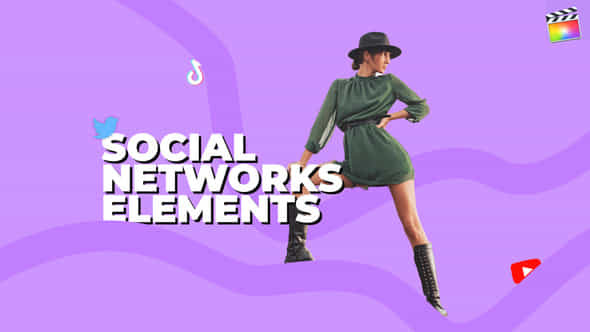 Social Networks Elements - VideoHive 46619083