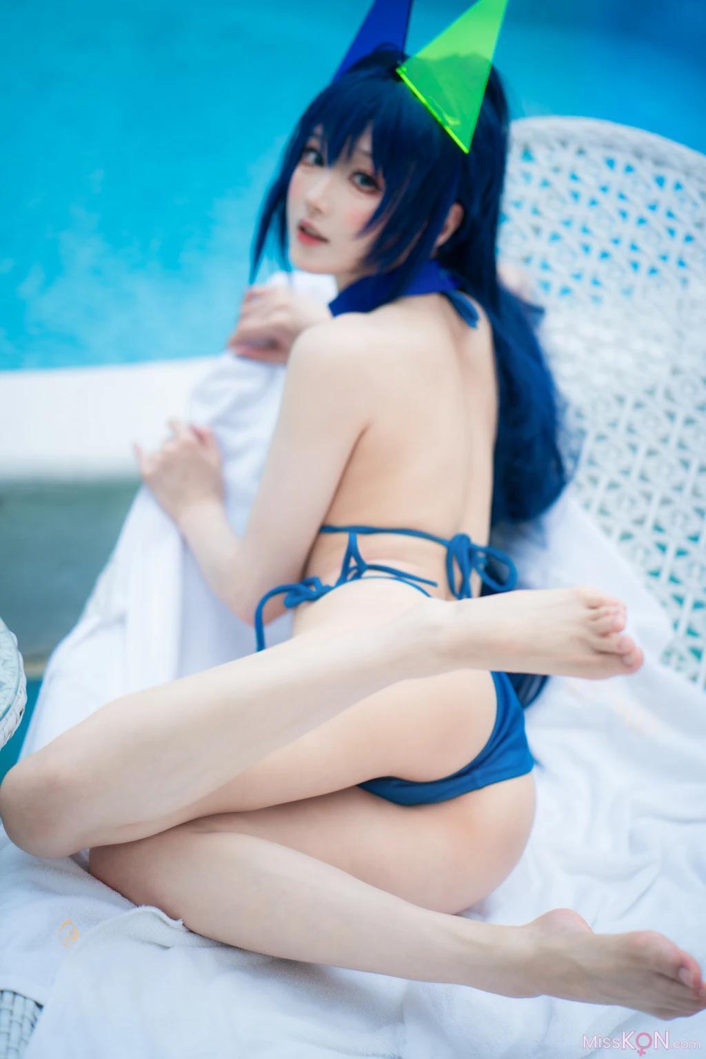 Coser@阿包也是兔娘: 花园泳装 (35 photos)(26)