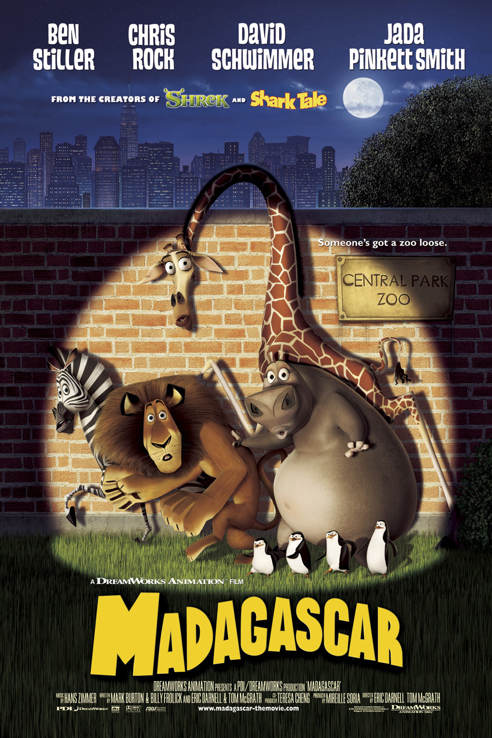 madagascar movie poster