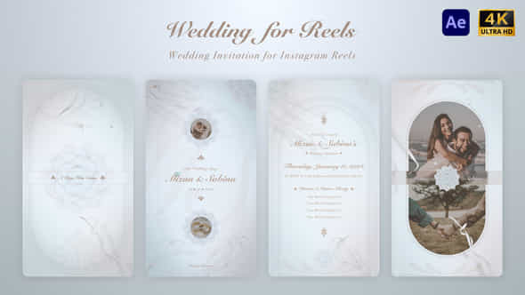 Wedding Invitation For Instagram Reels - VideoHive 49517030