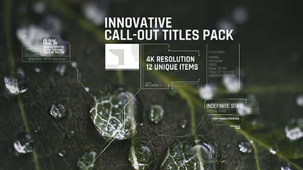 Innovative Call-out Titles pack Sci-fi - VideoHive 19545262