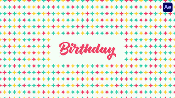 Birthday Backgrounds - VideoHive 37296890